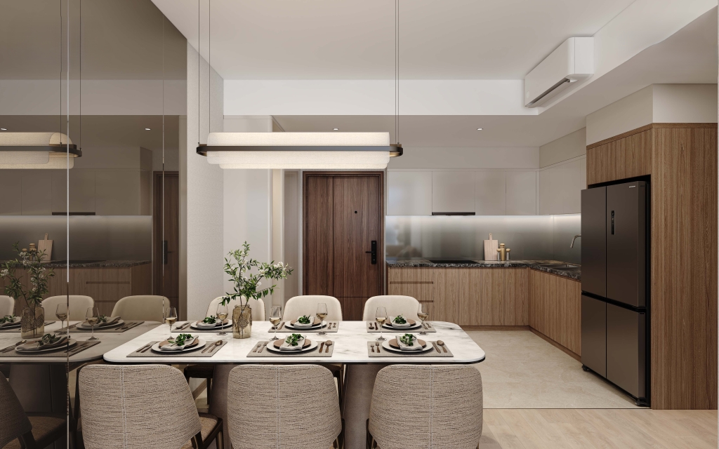 Hướng cửa chính căn hộ
