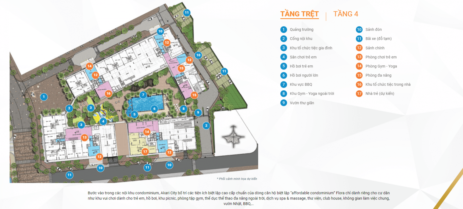 tien-ich ngoai-khu-akari-city-nam-long