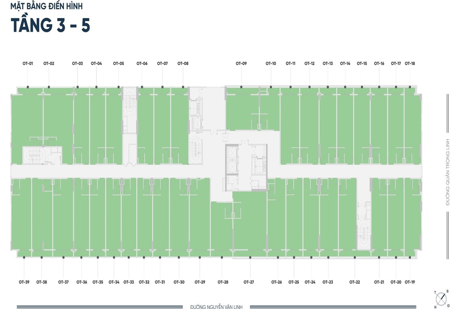 Floor plan floors 3-5, Sakura Heights - FIFA City