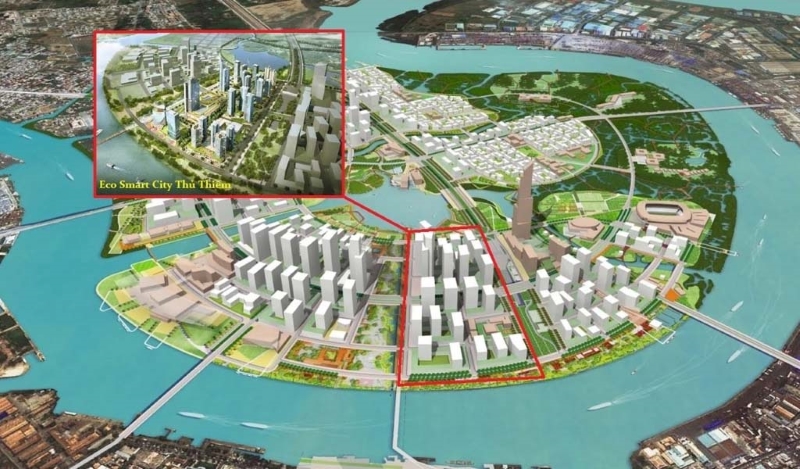 Vị trí Eco Smart City 1