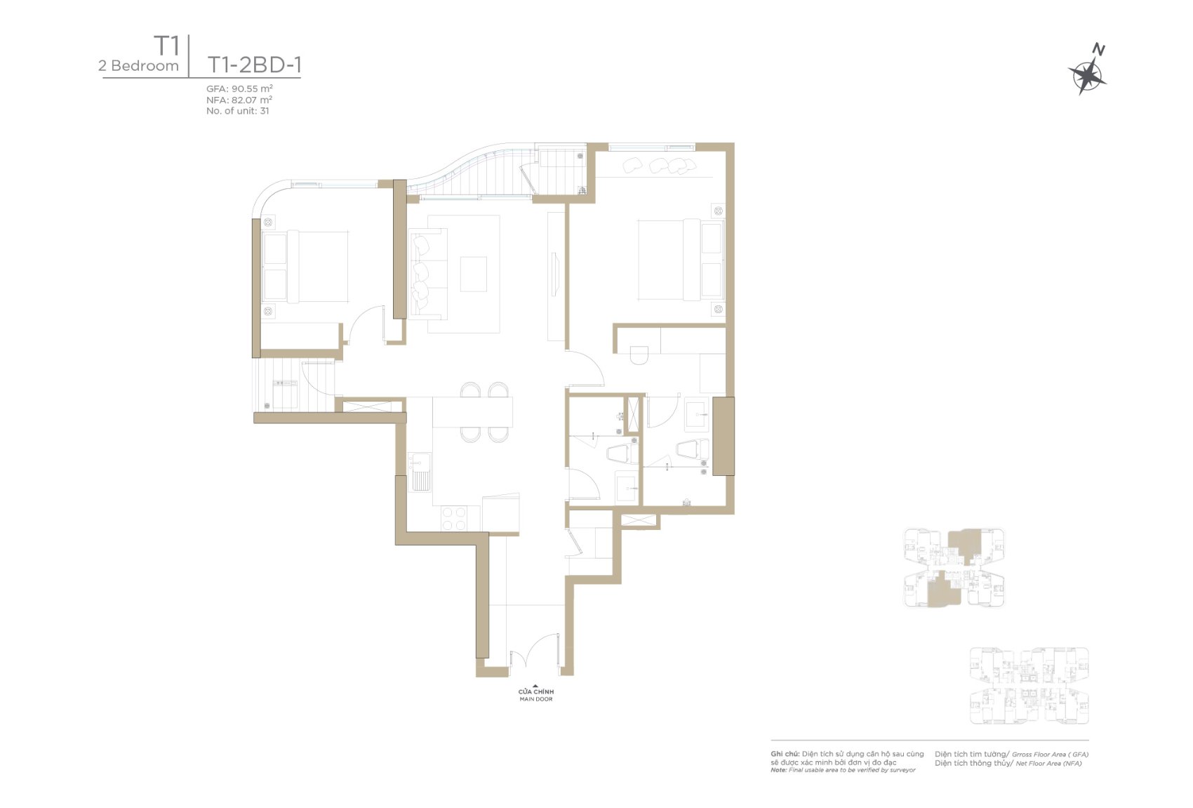 can ho 1 pn - zeit river thu thiem