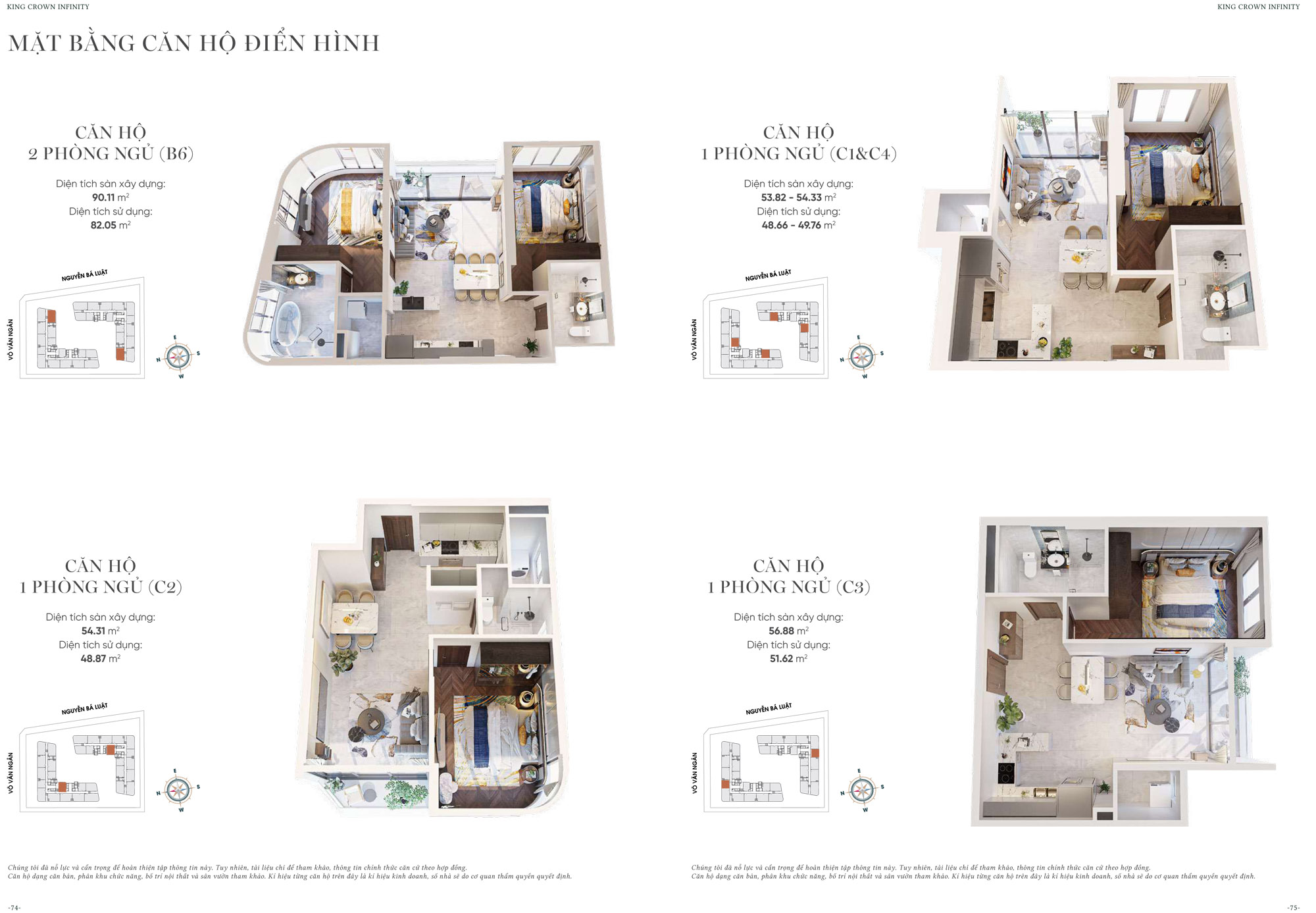 can ho dien hinh king crown infinity 1