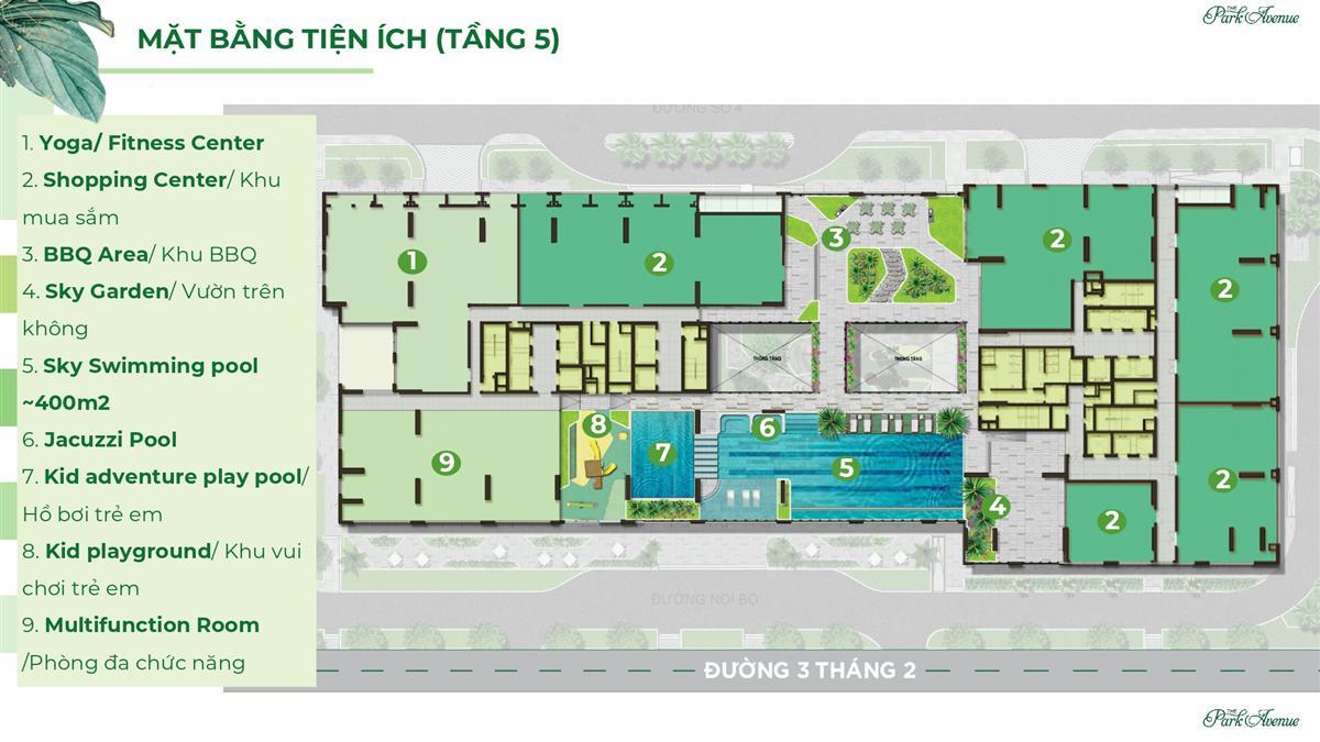 mat bang tang 1 can ho the park avenue 3