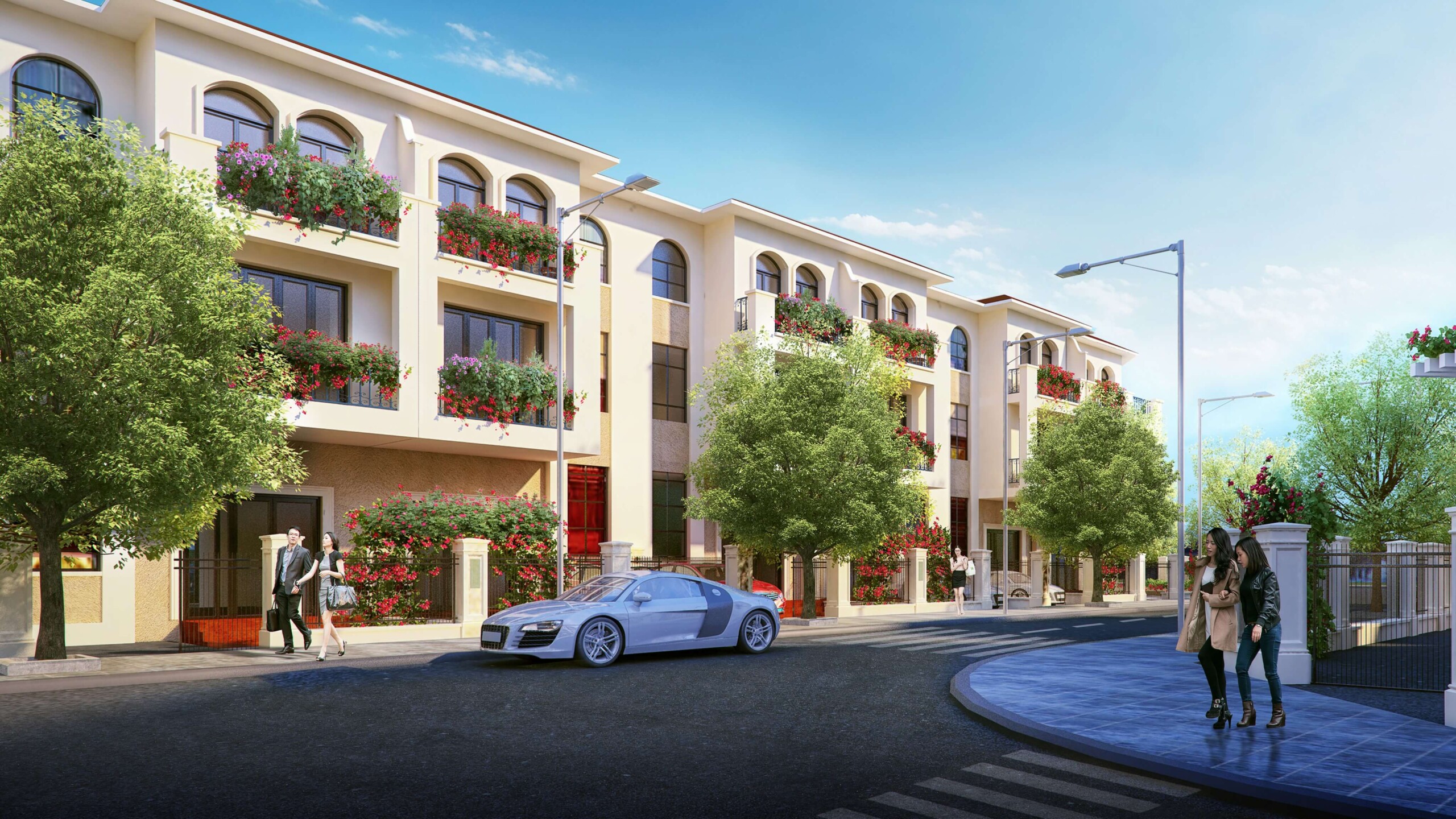 nhà phố liền kề senturia nam sài gòn