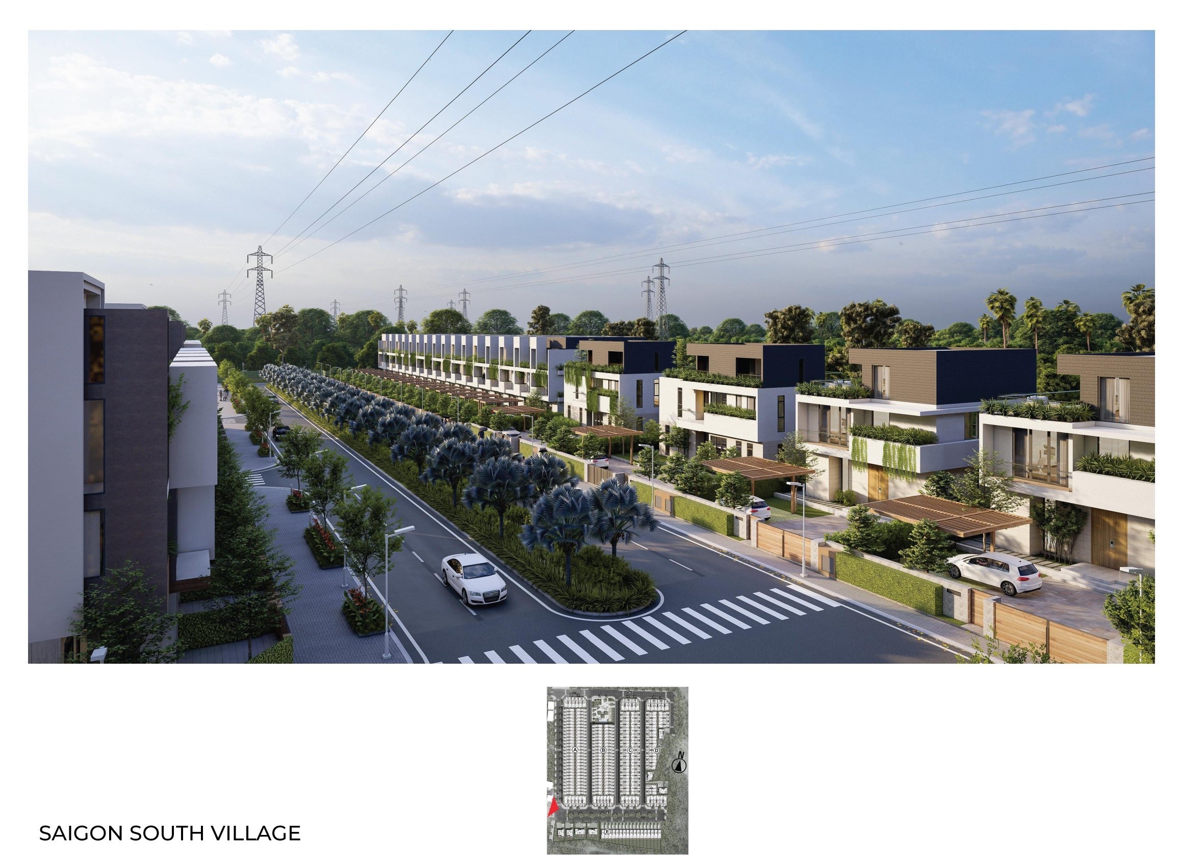 thiet ke nha pho sai gon south village2